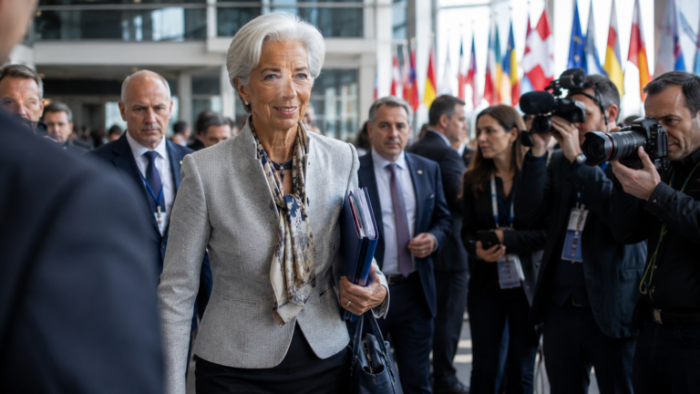 World Economic Forum Keeps Focus on Lagarde as Leadership Search Continues