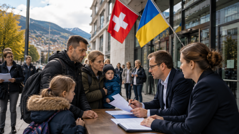 Swiss Canton Seeks to End Emergency Assistance for Dozens of Ukrainian Refugees