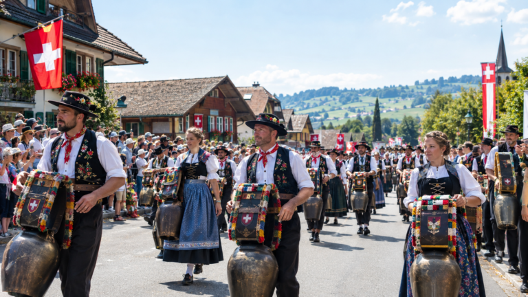 Thunderous Bell Tradition Draws Thousands to Swiss Cultural Gathering