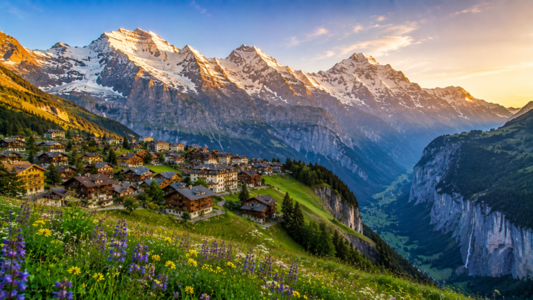 Mürren, Canton of Bern, Switzerland
