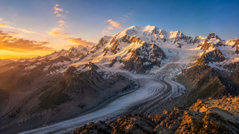 Monte Rosa (Dufourspitze), Zermatt, Switzerland