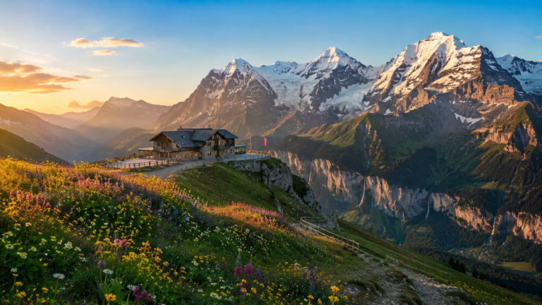 Allmendhubel, Mürren, Bernese Oberland, Switzerland