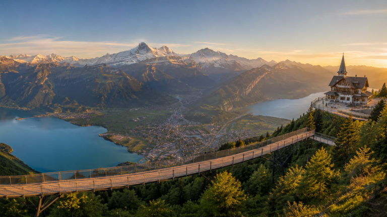 Harder Kulm, Interlaken, Bernese Oberland, Switzerland