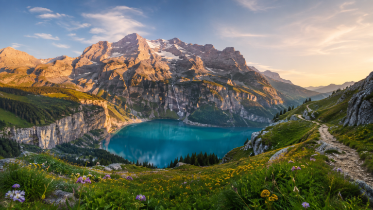 Oeschinen Panorama, Kandersteg, Switzerland