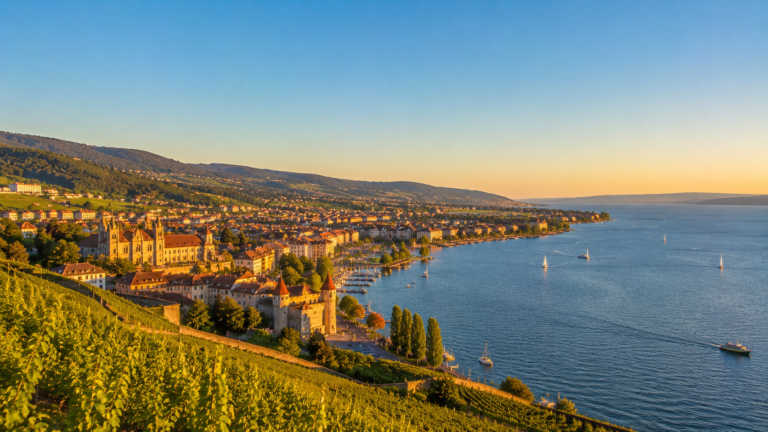 Lake Neuchâtel, Neuchâtel, Switzerland