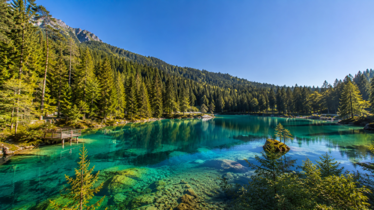 Cauma Lake, Flims, Switzerland