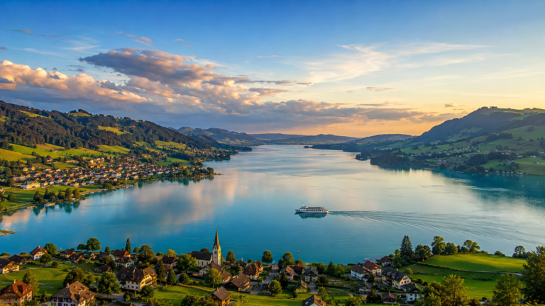 Lake Aegeri, Unterägeri, Switzerland