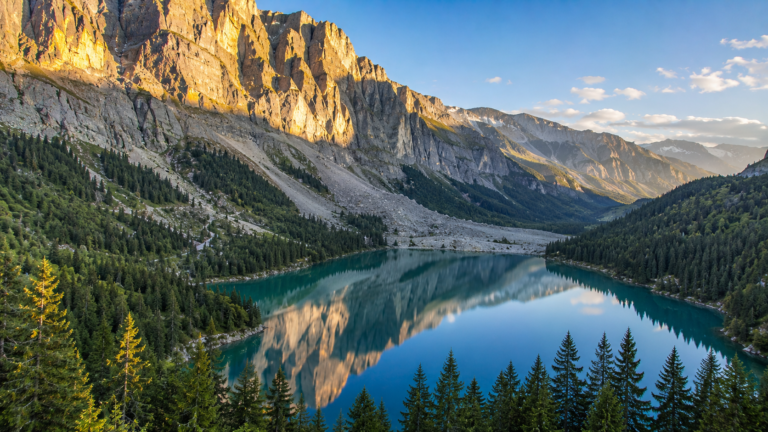 Lake Derborence, Conthey, Switzerland