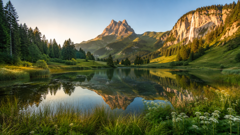 Lake Lauenen, Lauenen, Switzerland