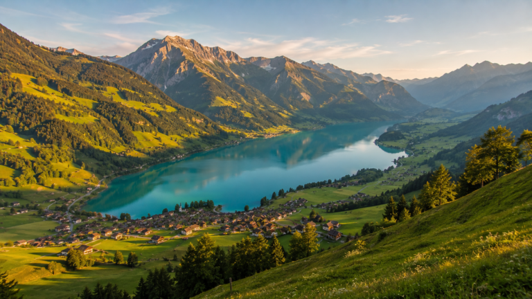 Lake Lungern, Lungern, Switzerland