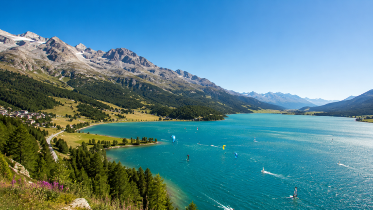 Lake Silvaplana, Silvaplana, Switzerland