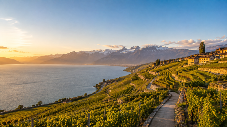 Lavaux Vineyards Trail, Lutry, Switzerland