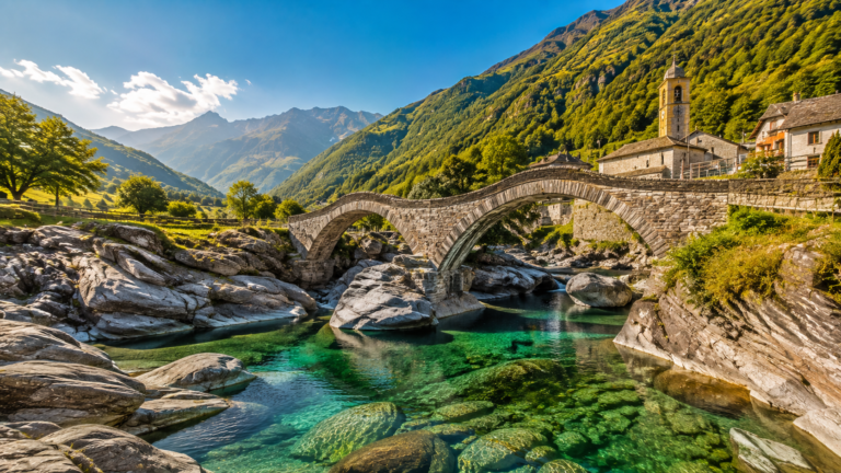 Verzasca Valley, Tenero-Contra, Switzerland