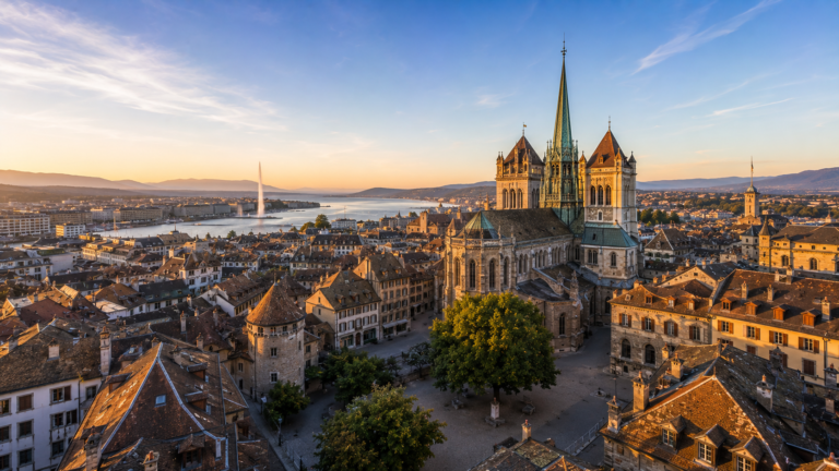 Geneva Old Town, Geneva, Switzerland