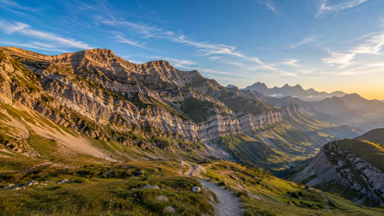 Swiss Tectonic Arena Sardona, Glarus, Switzerland