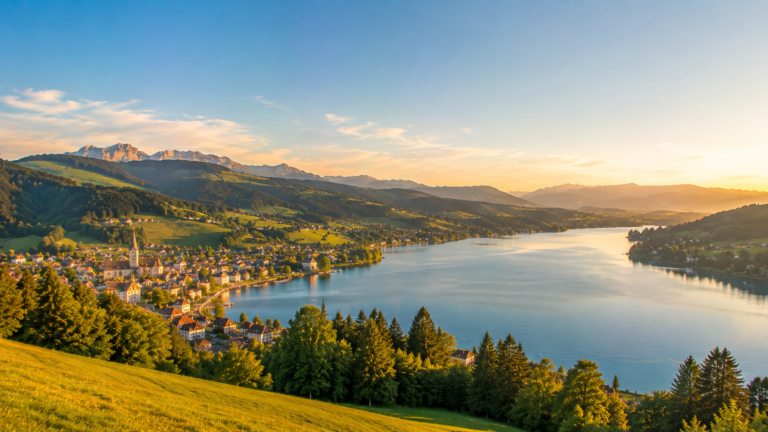 Lake Ägeri, Oberägeri, Switzerland