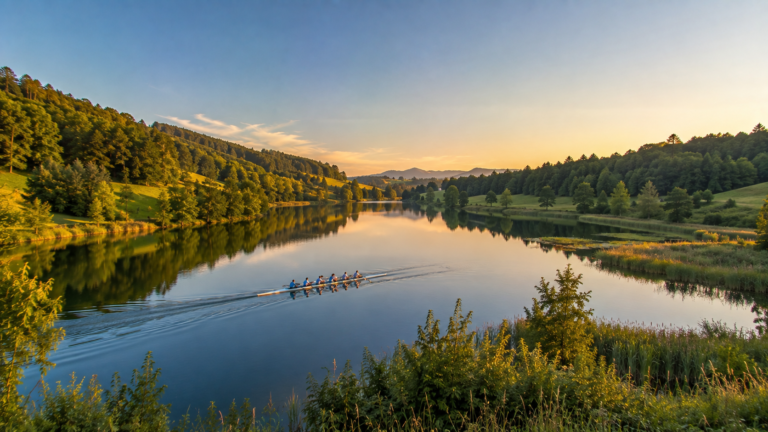 Lake Rotsee, Lucerne, Switzerland