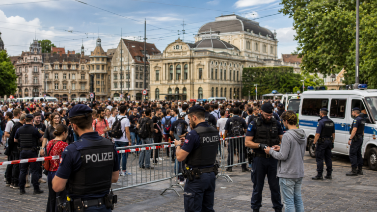 Basel Police Block Unauthorized Demonstration Amid Security Concerns