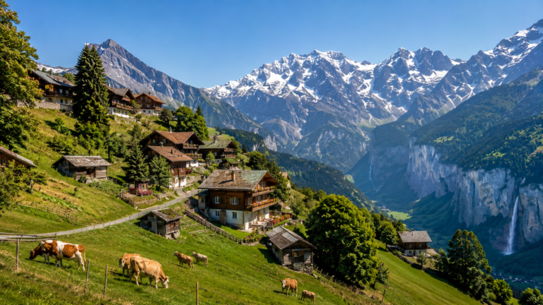 Gimmelwald Village, Lauterbrunnen, Switzerland