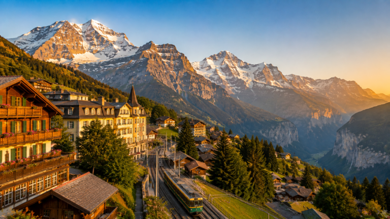 Wengen Historic Village, Wengen, Switzerland