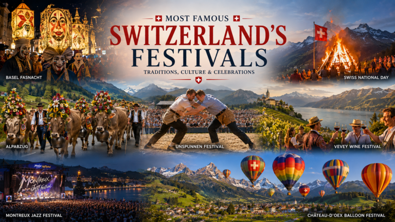 Most Famous Swiss Festivals That Bring Switzerland’s Traditions to Life