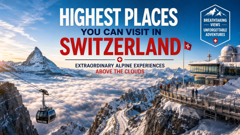 Highest Places You Can Visit in Switzerland: Extraordinary Alpine Experiences Above the Clouds