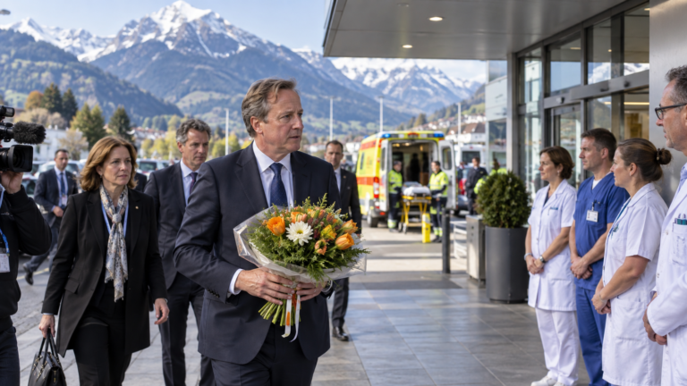 Dutch Ambassador Meets Injured Travelers After Fatal Swiss Bus Disaster