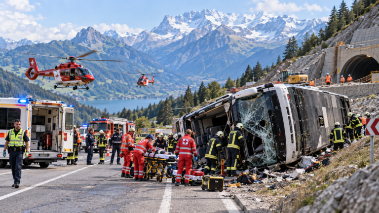 Swiss Authorities Open Criminal Investigation Following Deadly Dutch Tour Bus Crash