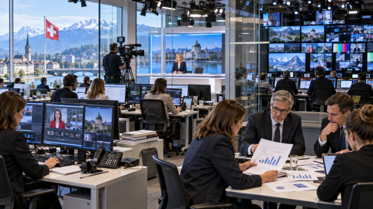 Swiss Public Broadcaster Unveils Cost-Cutting Plan as Funding Pressures Intensify