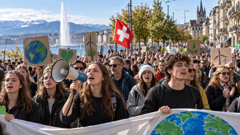 Thousands Gather in Geneva and Lausanne to Demand Faster Climate Action