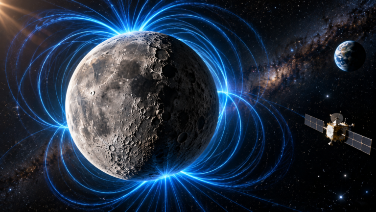 Ancient Lunar Dynamo May Have Generated Moon’s Lost Magnetic Shield, Study Finds