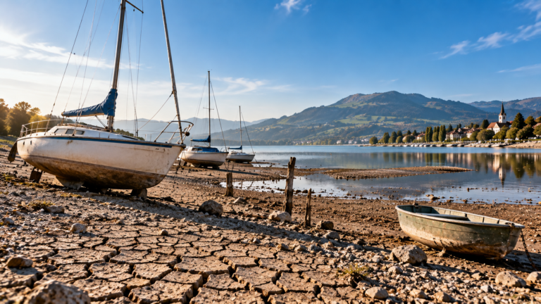Eastern Swiss Lakes Reach Historic Lows as Drought Tightens Grip on Region