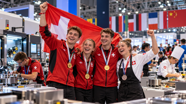 Swiss Team Secures Strong Global Finish with 12 Medals at WorldSkills Shanghai