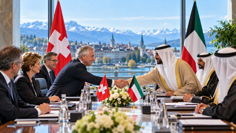 Switzerland and Kuwait Move to Deepen Economic Cooperation Through New Trade Talks