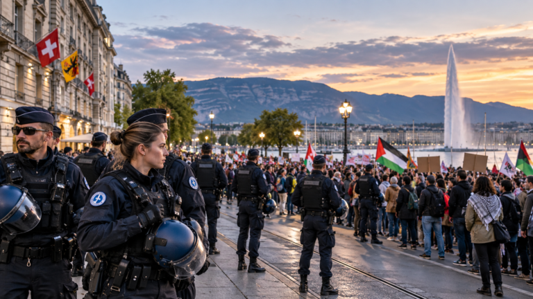 Geneva Review Finds Initial Police Tactics During Anti-G7 Protest Were Lawful