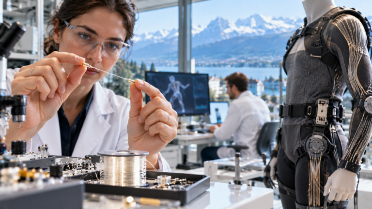Swiss Engineers Unveil Thread-Like Motor Designed for Wearable Robotics