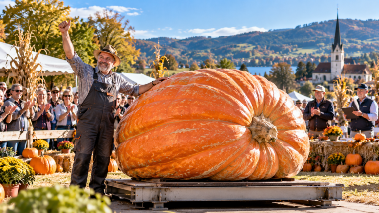 Zurich Grower Retains National Giant Pumpkin Title at Swiss Weigh-Off