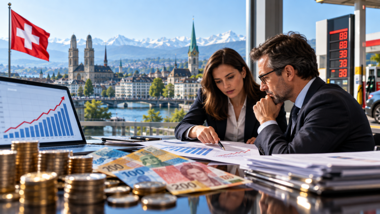 Swiss Inflation Climbs to Highest Level in Two Years as Energy Costs Rise